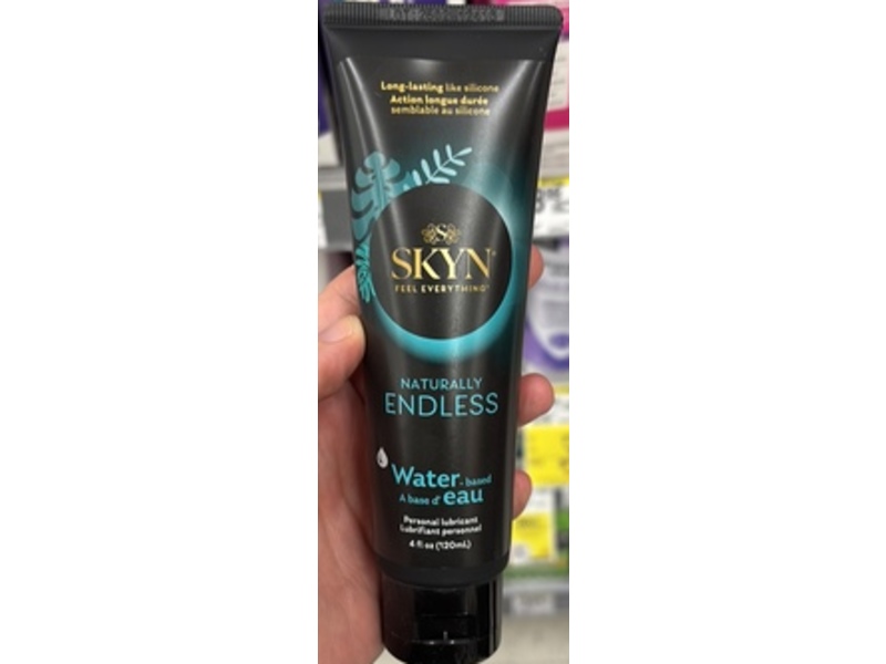 SKYN Naturally Endless Water Based Personal Lubricant, 4 fl oz/120 mL