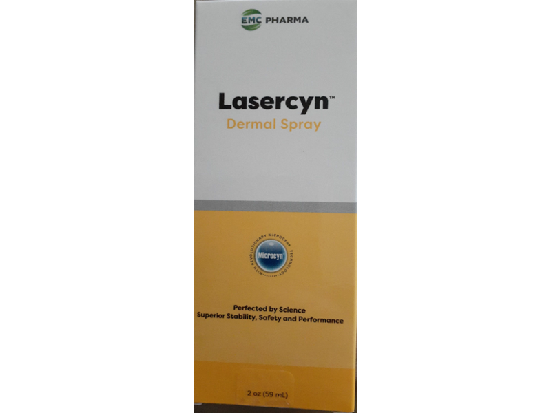 EMC Pharma Lasercyn Dermal Spray, 2 oz/59 mL