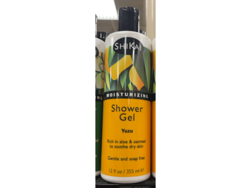 Shikai Moisturizing Shower Gel, Aloe & Oatmeal, 12 fl oz/355 mL, Pack Of 3