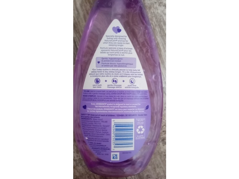 Johnsons Bedtime Baby Bath Wash, 800 mL