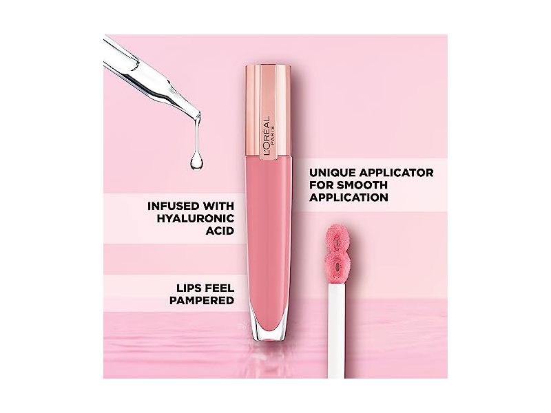 L’Oreal Paris Glow Paradise Hydrating Lip Balm-in-Gloss, Sophisticated Rose, 0.23 fl oz