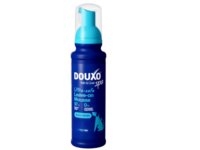 Douxo Skin & Coat Quick Refresh Ultra-Safe Leave-On Mousse, 150 mL