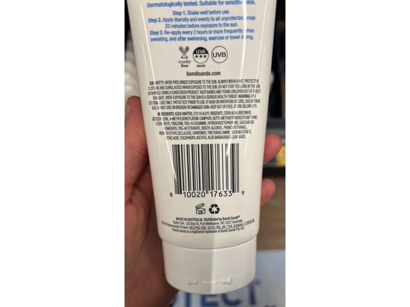 Bondi Sands Everyday Sunscreen Lotion, SPF 50+, 5.07 fl oz/150 mL