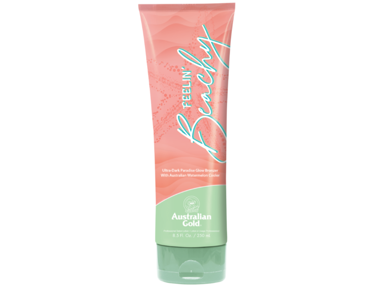 Australian Gold Feelin' Beachy Ultra-Dark Paradise Glow Bronzer, Australian Watermelon Cooler, 8.5 fl oz/250 mL