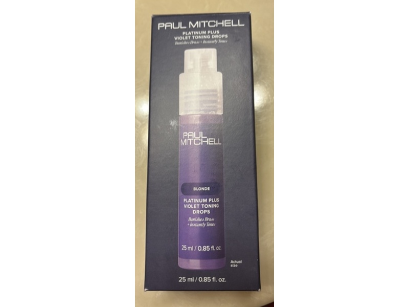 Paul Mitchell Platinum Plus Violet Toning Drops, 0.85 fl oz/25 mL