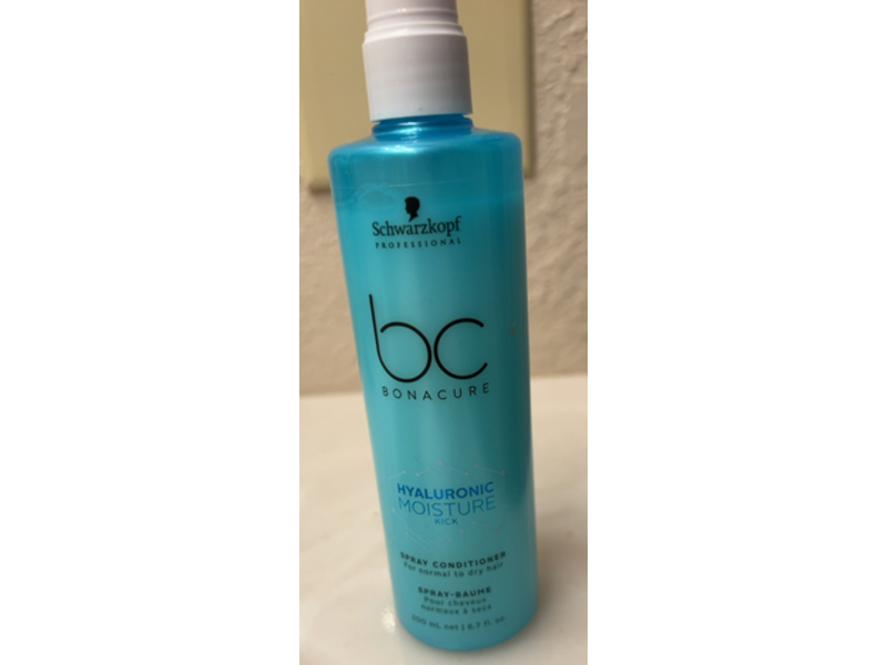 Schwarzkopf Bonacure Hyaluronic Moisture Kick Spray Hair Conditioner, 6.7 fl oz/200 mL