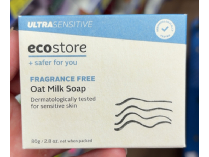 Ecostore Ultra Sensitive Oat Milk Soap, 2.8 oz/80 g
