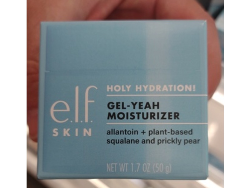 e.l.f. Skin Holy Hydration Gel-Yeah Moisturizer, Allantoin + Squalane & Prickly Pear, 1.7 oz/50 g