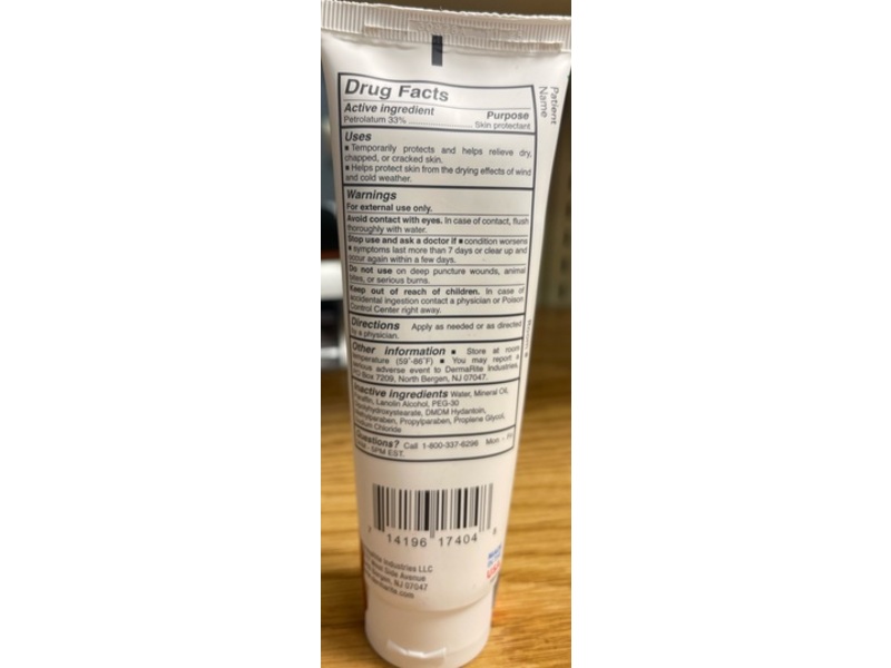 DermaRite DermaCerin Skin Protectant Mositurizing Cream, 3.75 oz/106 g
