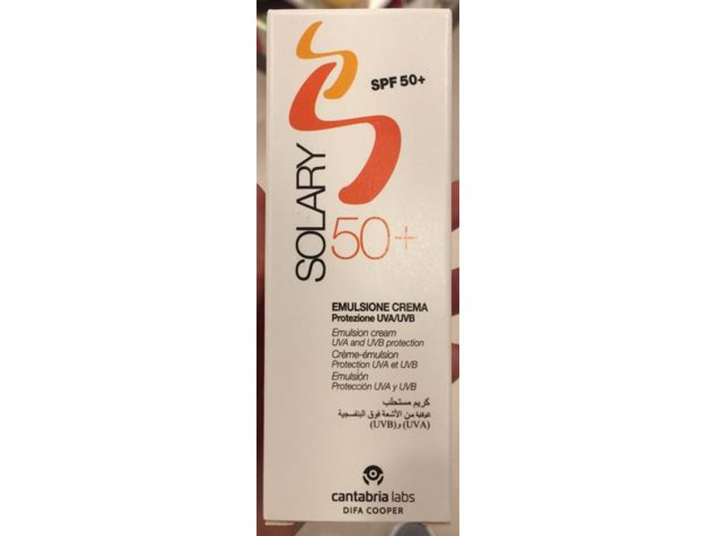 Difa Cooper Solary Emulsione Crema, SPF 50+, 50 mL