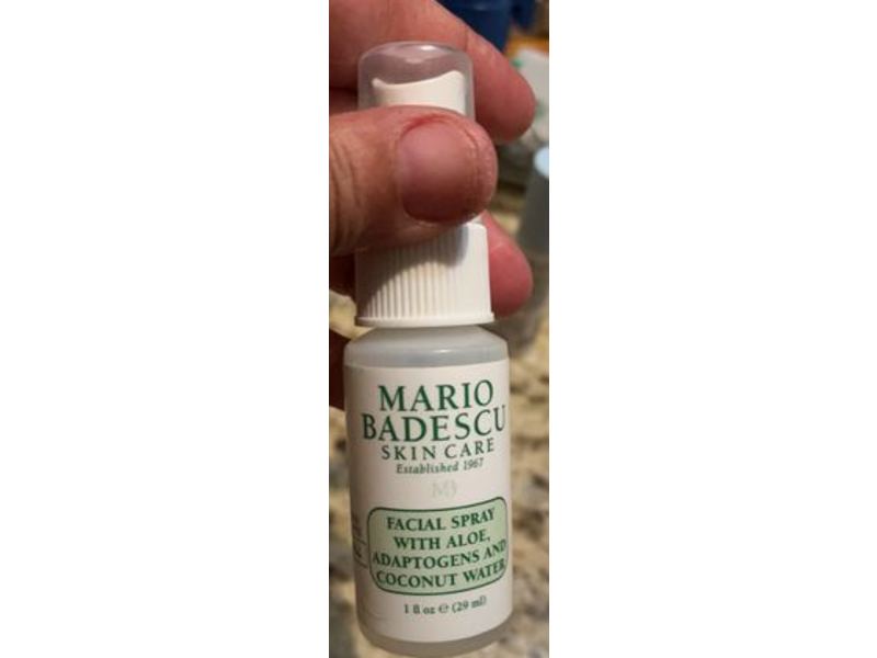 Mario Badescu Skin Care Facial Spay, Aloe, Adaptogens & Coconut Water, 1 fl oz/29 mL