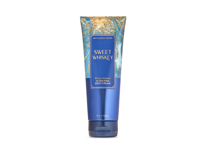 Bath & Body Works Ultra Shea Body Cream, Sweet Whiskey, 8 oz/226 g