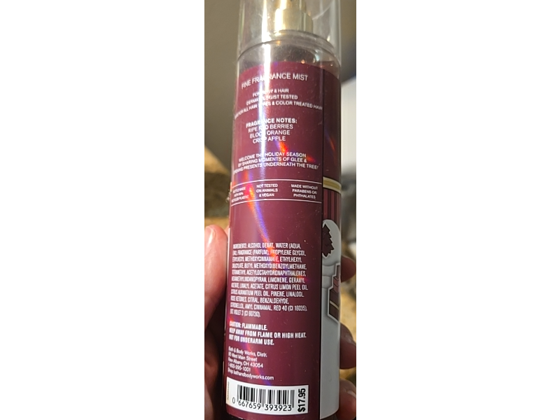 Bath & Body Works Fine Fragrance Mist , Bright Christmas Morning, 8 fl oz/236 mL