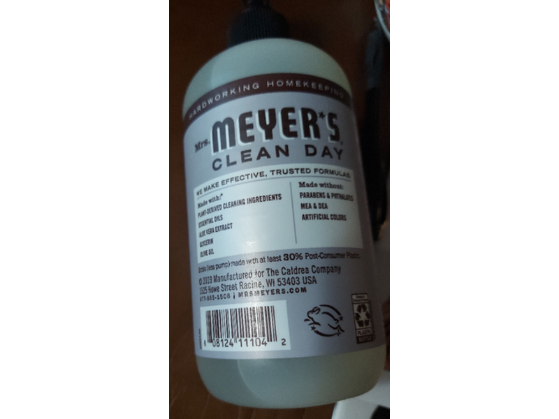 Mrs. Meyer's Clean Day Liquid Hand Soap, Lavender, 12.5 fl oz/370 mL
