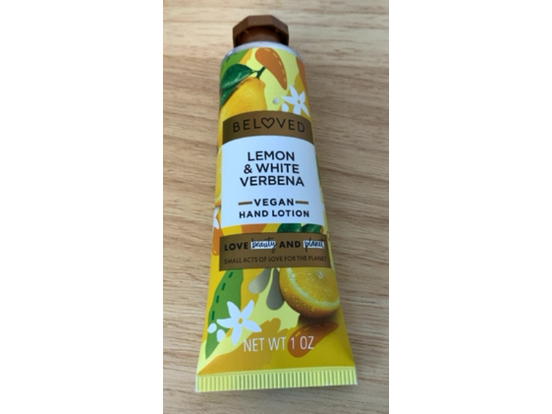 Beloved Hand Lotion, Lemon & White Verbena, 1 oz