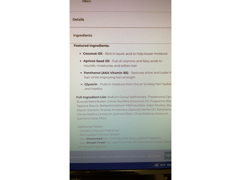 The Earthling Co. Shampoo Bar, Cool Breeze, 3.0 oz/85 g