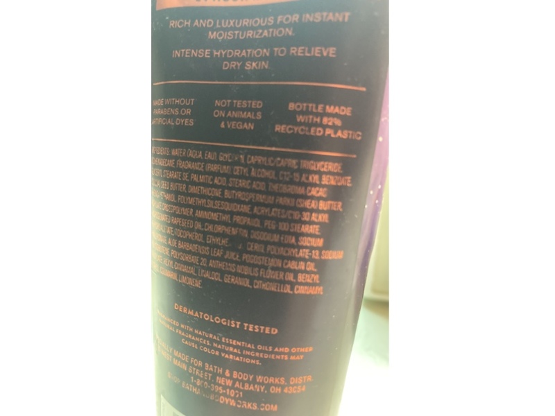 Bath & Body Works Aromatherapy Body Cream, Relaxing Midnight Sky, 8 oz/226 g