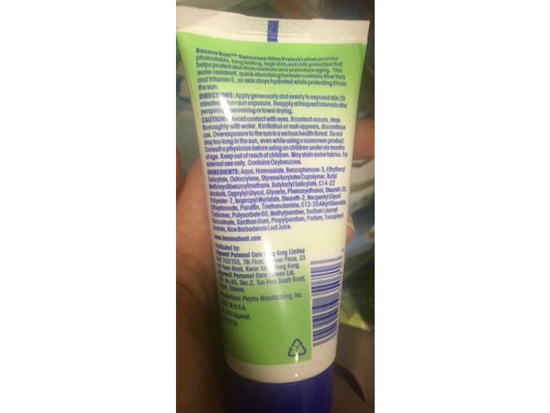 Banana Boat Ultra Protect Sunscreen Lotion, SPF 80 PA+++, 3 oz/90 mL