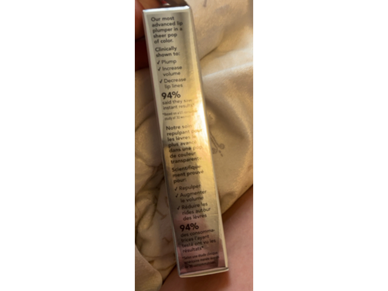 Buxom Plump Shot Sheer Tint Collagen Infused Lip Serum, Dolly Babe - Sheer Mauve, 0.14 fl oz/4 mL