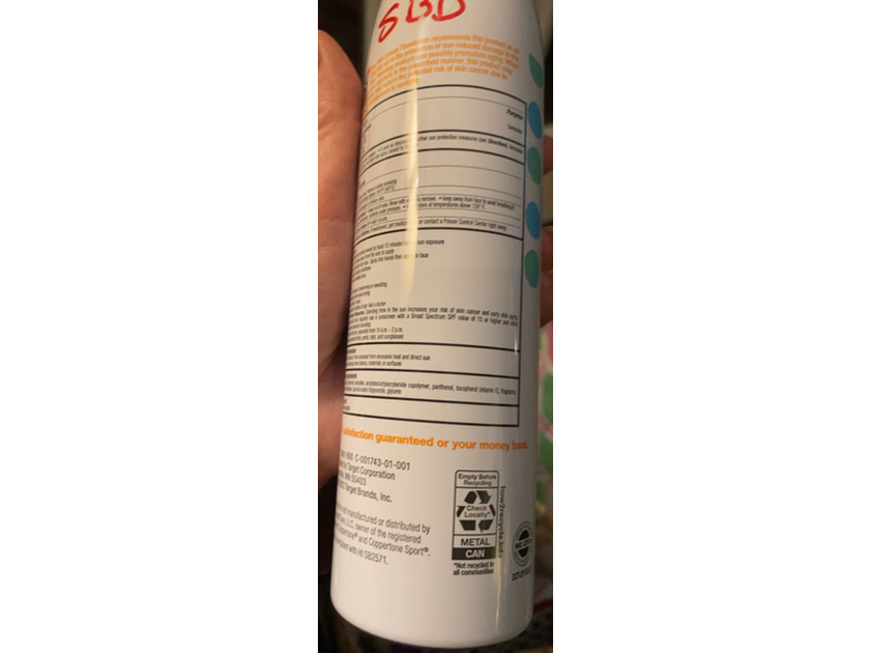 Up & Up Sport Sunscreen Spray, SPF 30, 7.3 oz, Pack Of 3