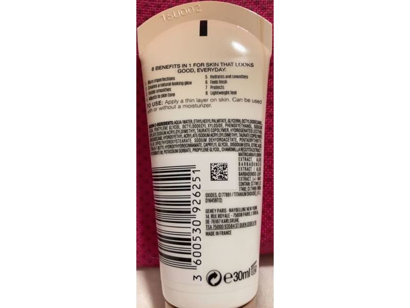 Maybelline Dream Satin Bb Hydrating Serum, 02 Light, 30 mL