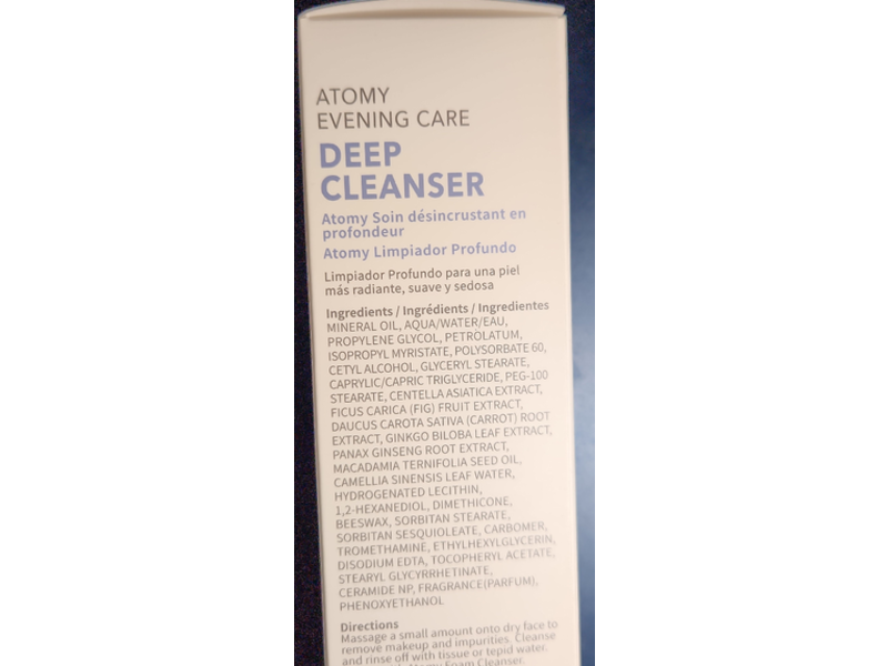 Atomy Evening Care Deep Cleanser, 5.1 fl oz/150 mL