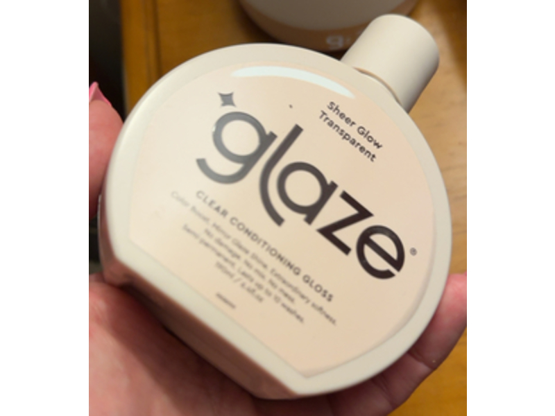 Glaze Sheer Glow Transparent Clear Conditioning Gloss, 6.4 fl oz/190 mL