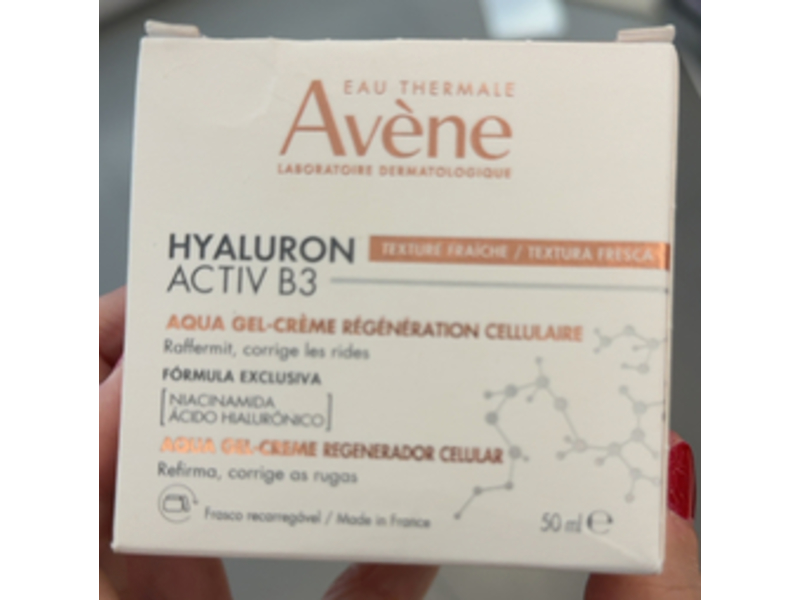 Avene Aqua Gel-Creme, Hyaluron Activ B3, 1.6 fl oz/50 mL
