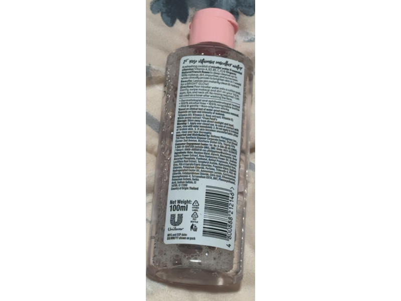 Ponds Vitamin Micellar Water, Brightening Rose, 100 mL