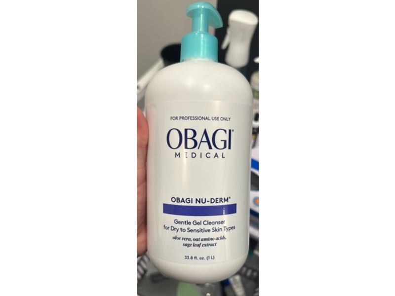 Obagi Medical Gentle Gel Cleanser, Dry To Sensitive Skin, 33.8 fl oz/1 L