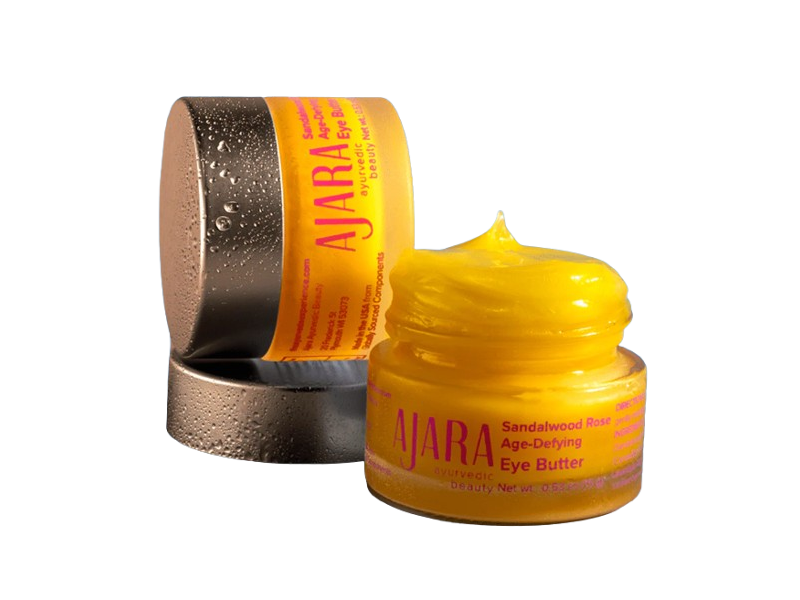 Ajara Ayurvedic Beauty Sandalwood Rose Age-Defying Eye Butter, 0.53 oz/15 g