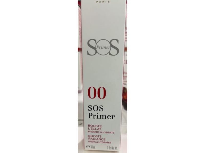 Clarins Sos Primer Boosts Radiance, Preps & Hydrates, 00 Universal Light, 1 oz/30 mL