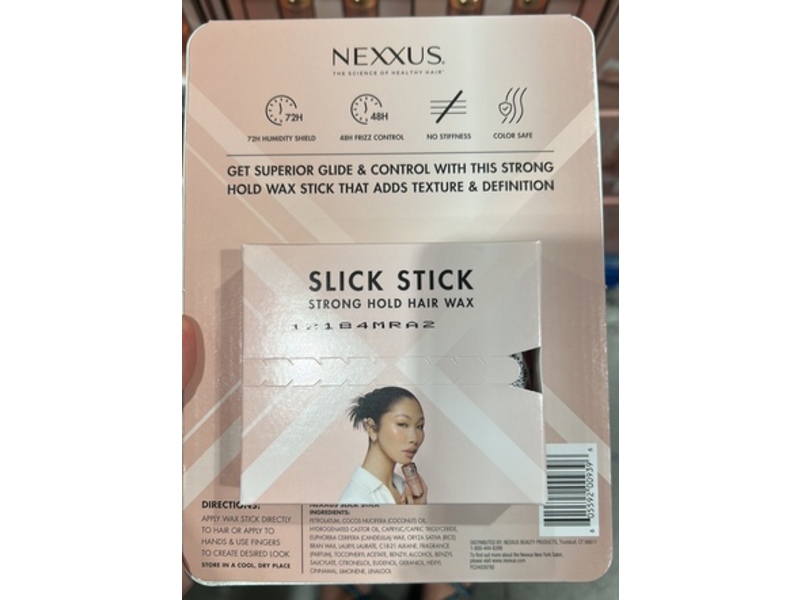 Nexxus Slick Stick Strong Hold Hair Wax, 4.66 oz/132.2 g, 2 Count