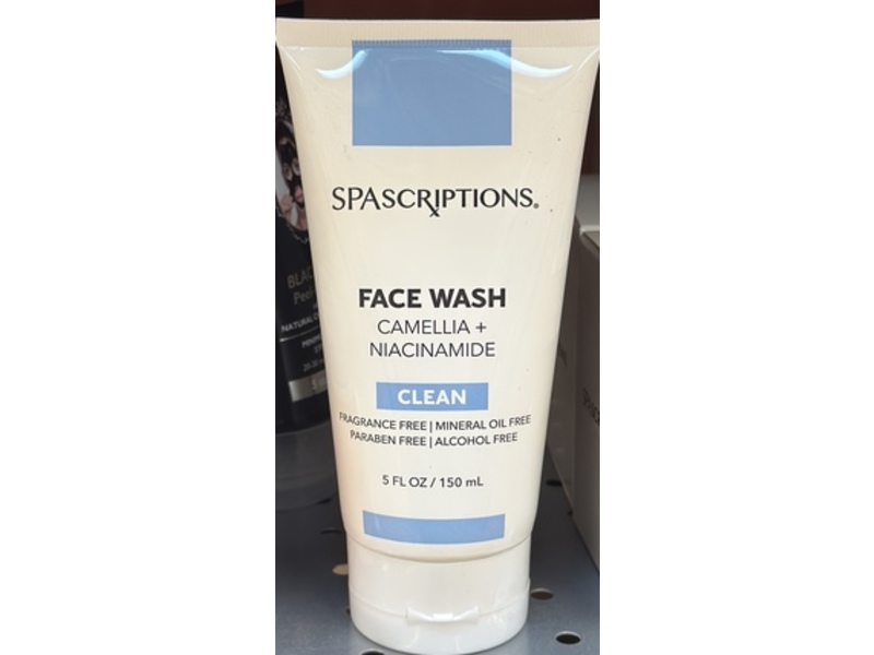 Spascriptions Face Wash, Camellia + Niacinamide, 5 fl oz/150 mL
