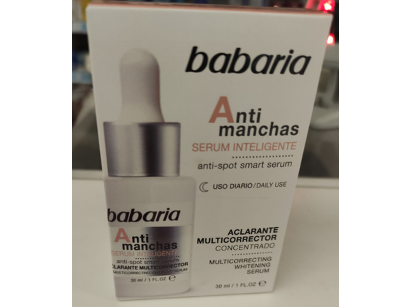 Babaria Anti-Spot Smart Multicorrecting Whitening Serum, 1 fl oz/30 mL