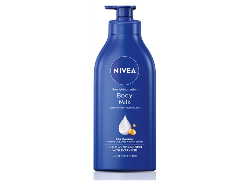 Nivea Body Milk, Pure Hyaluron, 625 mL