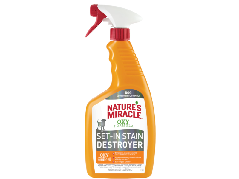 Natures Miracle Oxy Formula Set In Stain Destroyer, Dog Odor Control Formula, 24 fl oz/709 mL