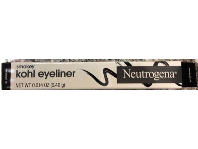 Neutrogena Smokey Kohl Eyeliner, Jet Black, 0.014 oz/0.40 g