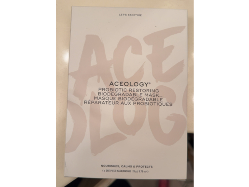 Aceology Probiotic Restoring Biodegradable Mask, 0.70 oz/20 g