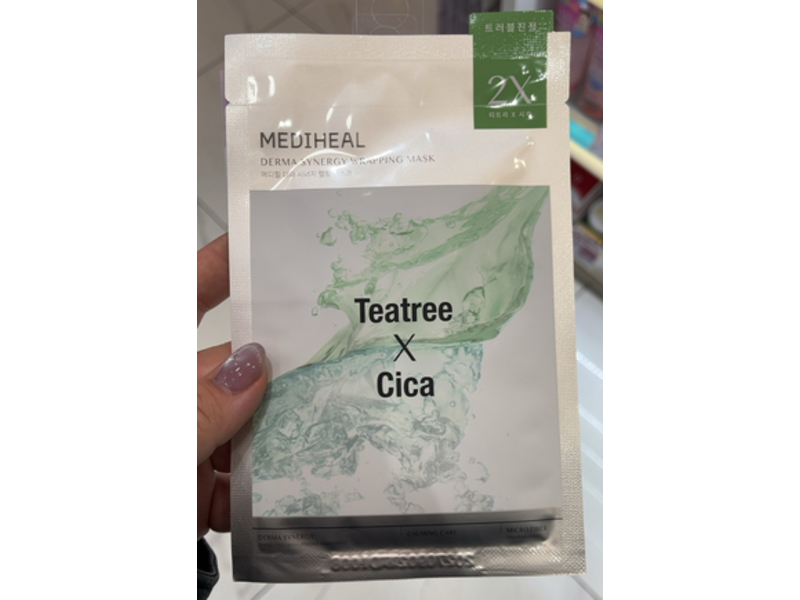 Mediheal Derma Synergy Wrapping Mask, Calming Care, 0.84 fl oz/25 mL, 2 Count