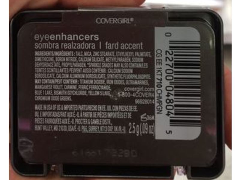 CoverGirl Eye Enhancers 1-Kit Eyeshadow, Champagne 710, 0.09 oz/2.5 g