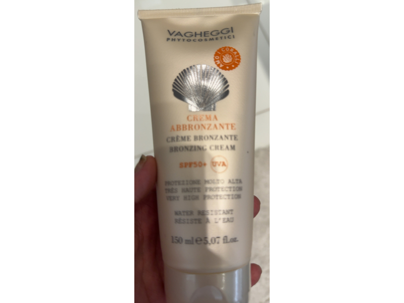 Vagheggi Bronzing Cream, SPF 50 +, 5.07 fl oz/150 mL