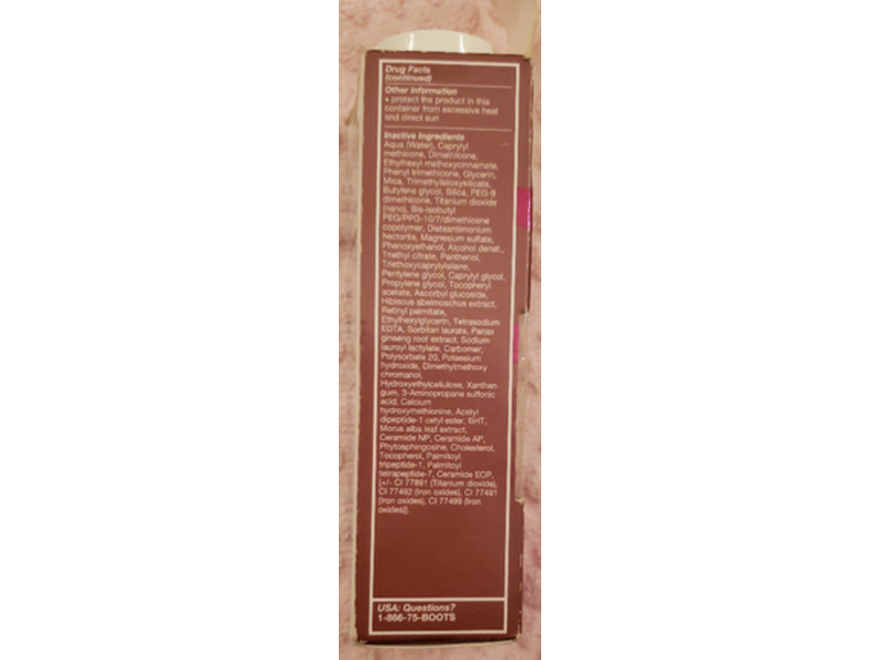 No7 Restore & Renew Multi Action Serum Foundation, Porcelain, SPF 20, 1 fl oz