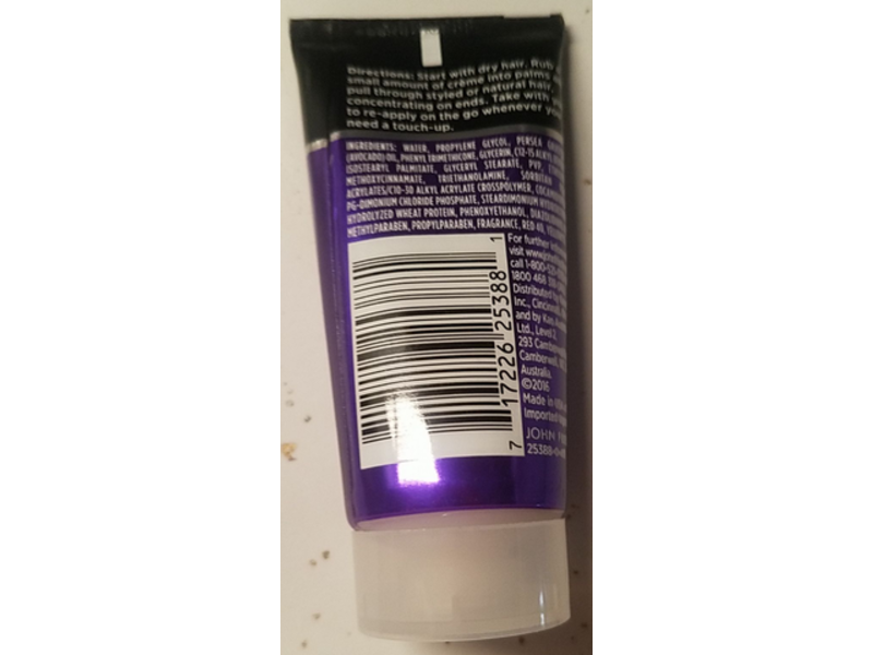 John Frieda Frizz Ease Finishing Creme, Secret Weapon, 1 oz/30 mL