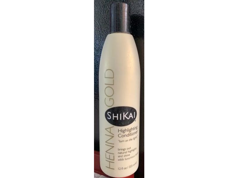 Shikai Henna Gold Highlighting Conditioner, 12 fl oz/355 mL