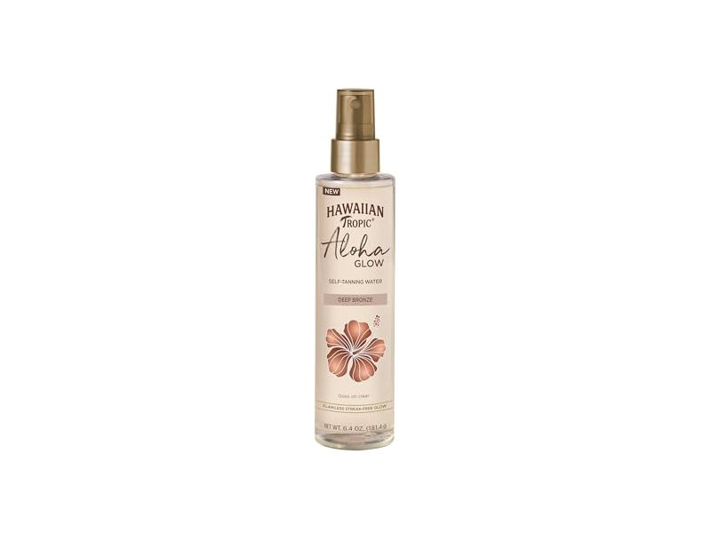 Hawaiian Tropic Aloha Glow Self Tanning Water, Deep Bronze, 6.4 oz/181.4 g