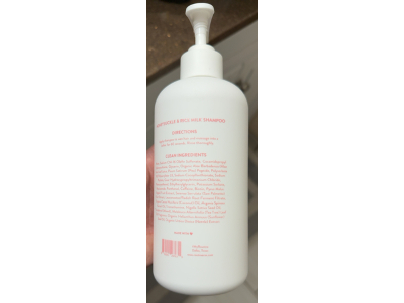 Routine Wellness Shampoo, Honey Suckel & Rice Milk, 14 oz/414 mL