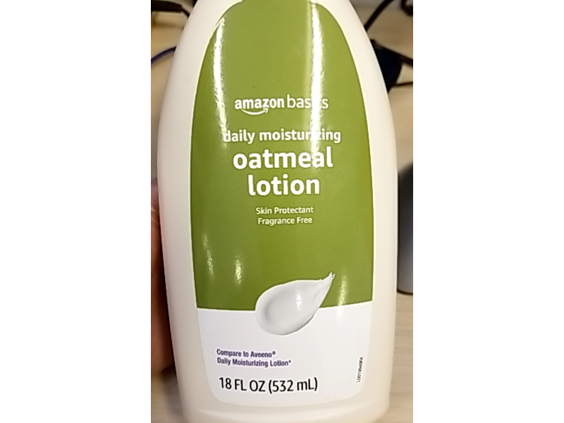 Amazon Basics Daily Moisturizing Lotion, Oatmeal, 18 fl oz/532 mL
