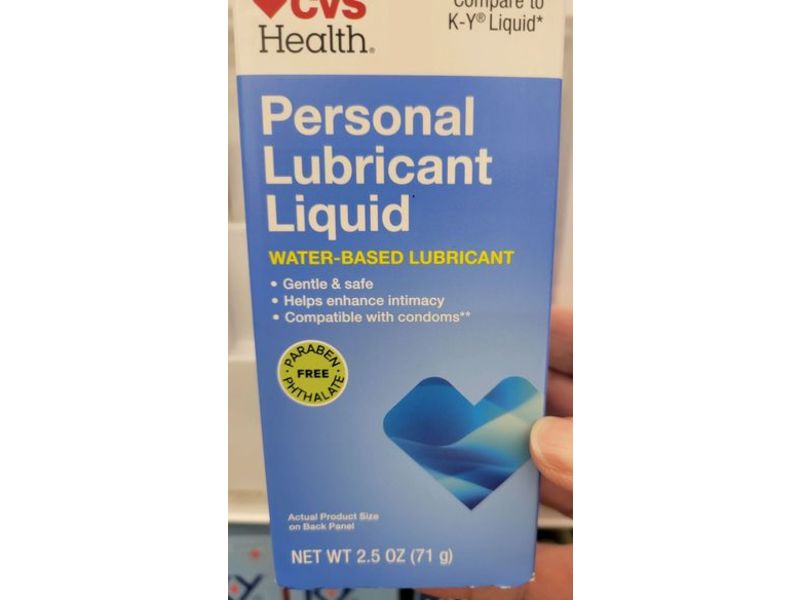 CVS Health Personal Lubricant Liquid, 2.5 oz/71 g