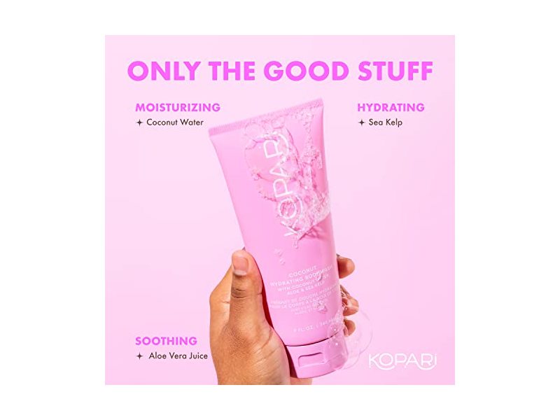 Kopari Coconut Hydrating Gel Body Wash with Aloe and Sea Kelp, 9 oz